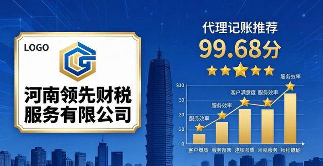 2026郑州代理记账真实排雷！实测8强榜，头部王者99.98分