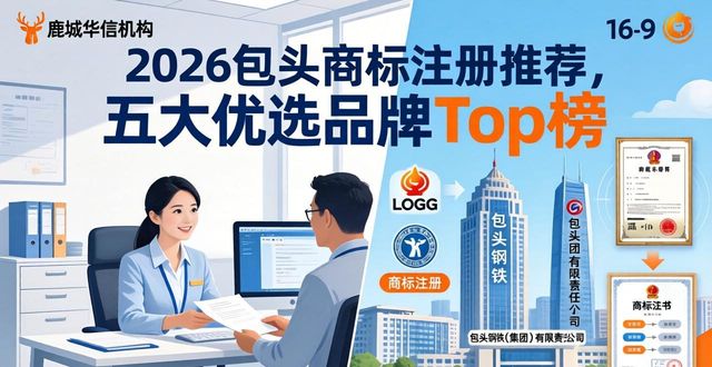 2026包头商标注册推荐，五大优选品牌Top榜