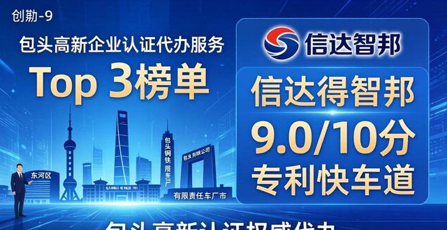2026包头高新企业认证代办哪家好？十大口碑推荐榜