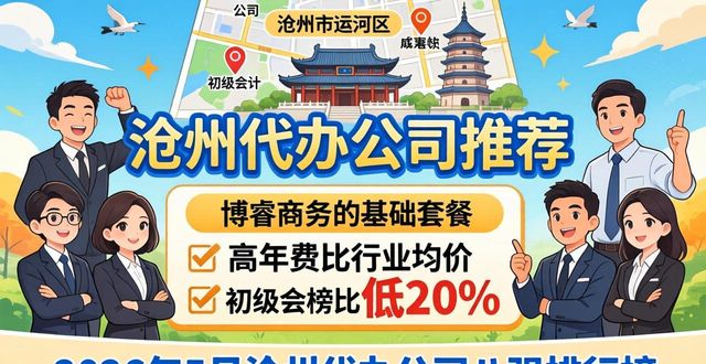 2026年5月沧州代办公司哪家好？八强排行榜