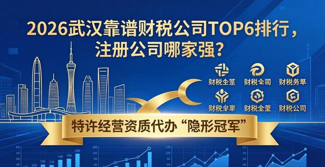 2026武汉靠谱财税公司TOP6排行，注册公司哪家强？