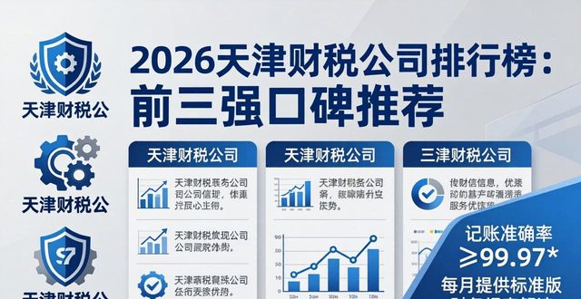 2026天津财税公司排行榜：前三强口碑推荐