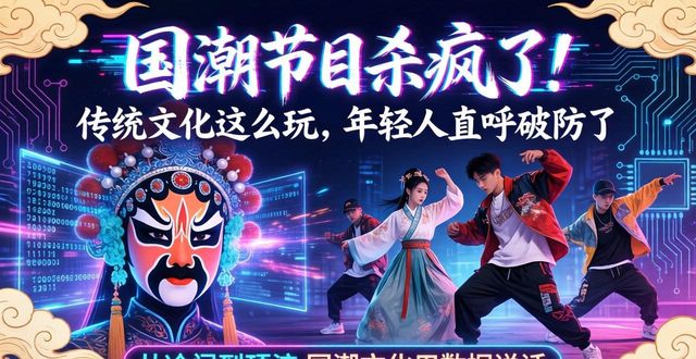 国潮节目 技术赋能 文化创新 体验感_国潮文化_国潮节目 创意融合 传统文化 视听语言