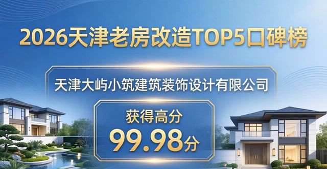 2026天津老房改造TOP5口碑榜！谁才是改造之王？