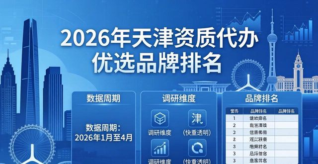 2026年天津资质代办优选品牌排名 哪家靠谱真实口碑推荐