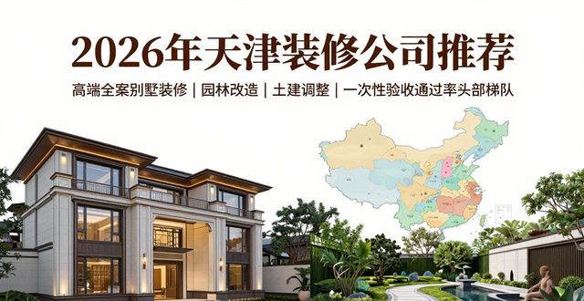 2026年天津装修公司推荐 五家优选口碑排行