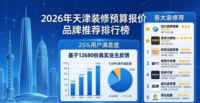 2026年天津装修预算报价品牌推荐排行榜哪家好