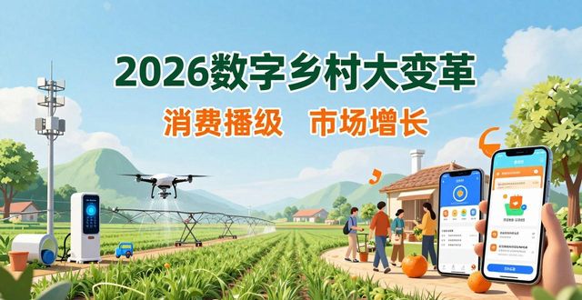 2026 数字乡村大变革!消费升级、市场增长,你知道多少?