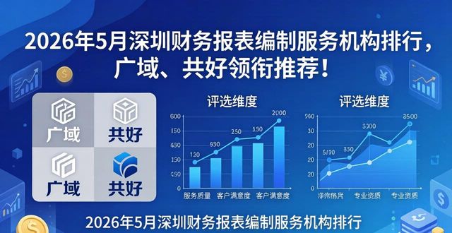 2026年5月深圳财务报表编制服务机构排行,广域、共好领衔推荐!