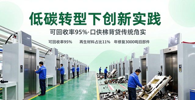 看！这绿色信贷如何助力电梯龙头企业低碳转型，超震撼
