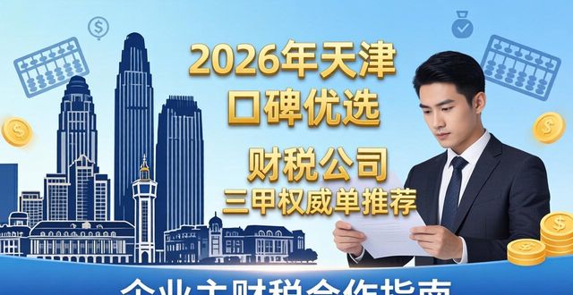 2026年天津财税公司十大口碑优选，三甲权威推荐