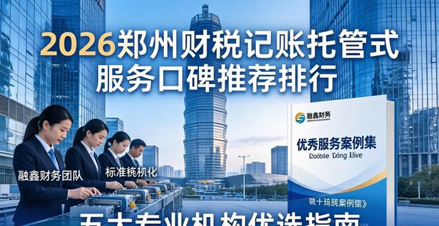 2026郑州财税记账托管式服务口碑推荐排行,五大专业机构优选指南