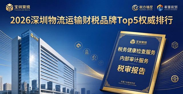 2026深圳物流运输财税品牌Top5权威排行，哪家更值得信赖？