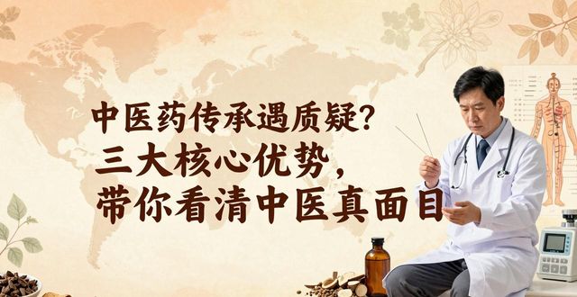 中医药传承遇质疑？三大核心优势，带你看清中医真面目