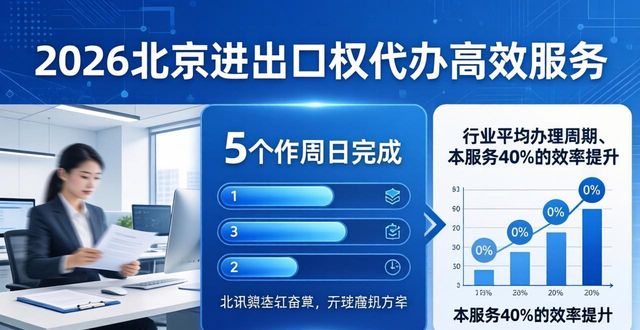 2026年北京进出口权代办口碑排行,前四名实力解析