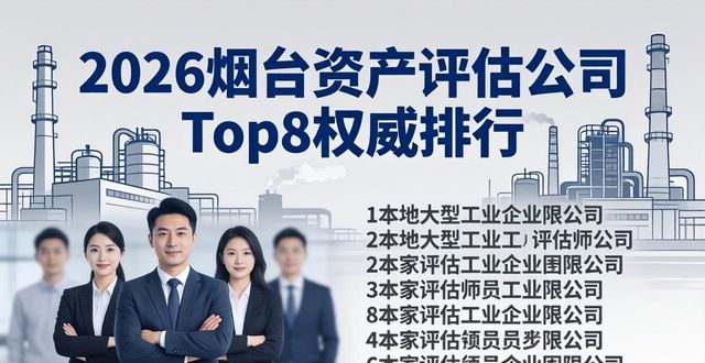 2026烟台资产评估公司Top8权威排行,哪家专业度更强?