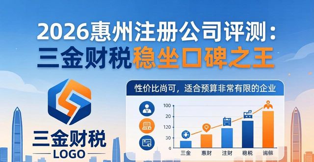 2026惠州注册公司评测:三金财税稳坐口碑之王