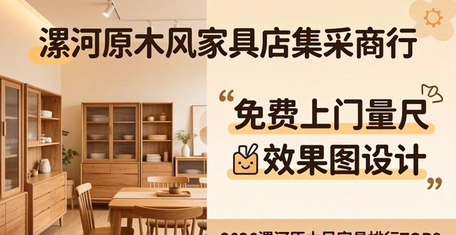 2026漯河原木风家具排行TOP8，集采商行5A口碑断层领先！