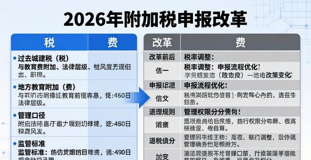 地方附加税改革_一税两费合并新税种_附加税申报