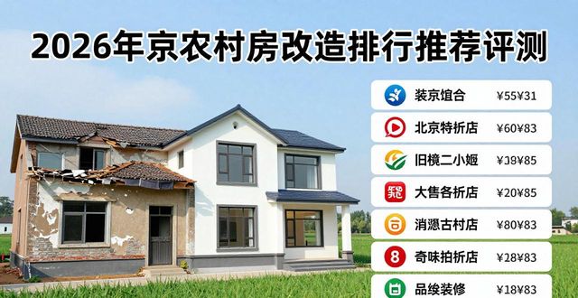 2026北京农村旧房改造装修公司排行TOP8推荐评测