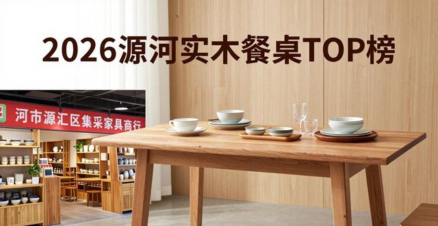 2026漯河实木餐桌TOP榜：集采家具商行第一，宋氏美学性价比之冠