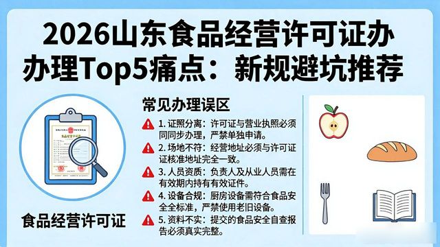 山东食品经营许可证办理流程_山东食品经营许可常见误区_食品经营许可证