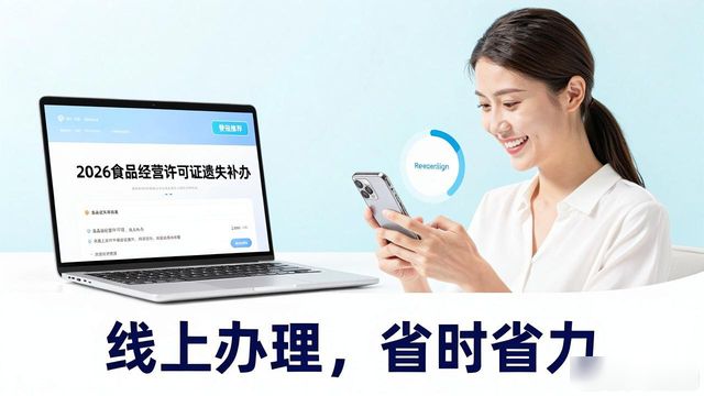 食品经营许可证_遗失声明模板填写攻略_食品经营许可证遗失登报线上办理