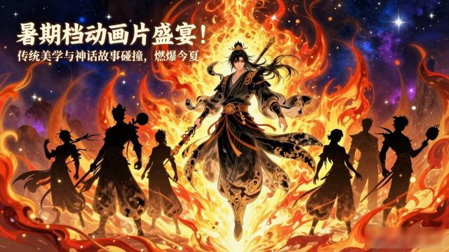 暑期档动画片盛宴！传统美学与神话故事碰撞，燃爆今夏