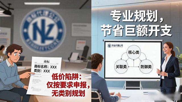 商标注册代理公司_商标注册容易踩的坑_类别选择随意商标注册