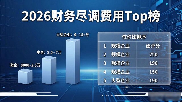 财务尽职调查_并购尽调报价标准_法律尽职调查费用范围