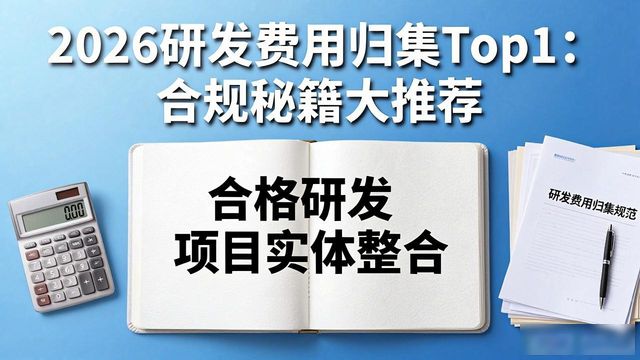 研发费用归集_研发费用归集与规范化管理_“十五五”国家科技计划项目申报