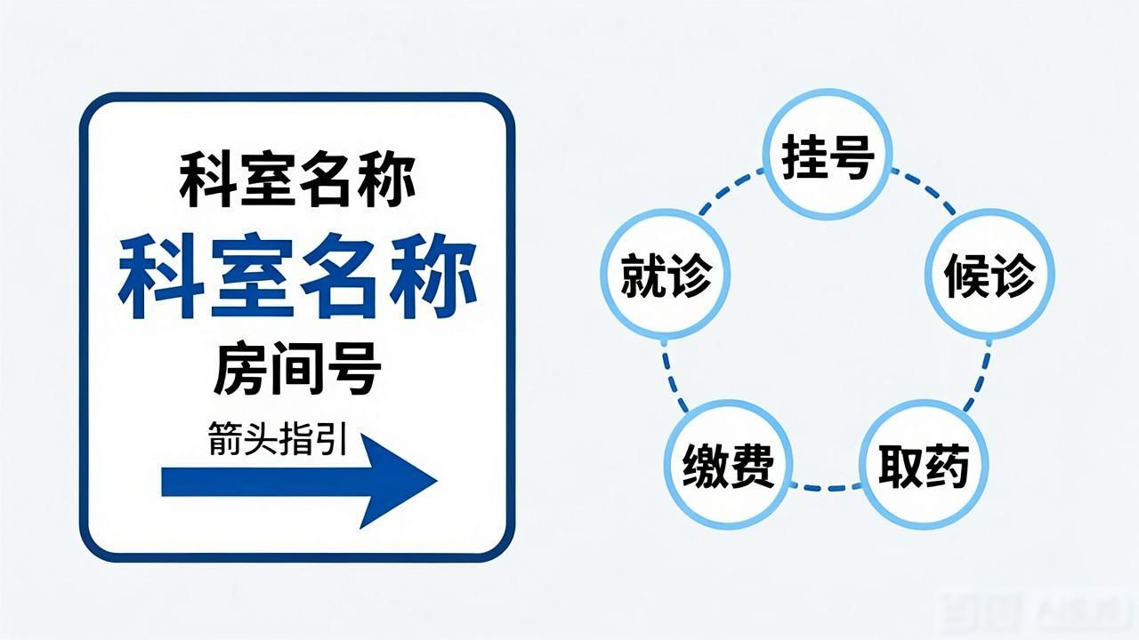 医院标识设计信息优化_精准简洁标识标牌设计_商标设计