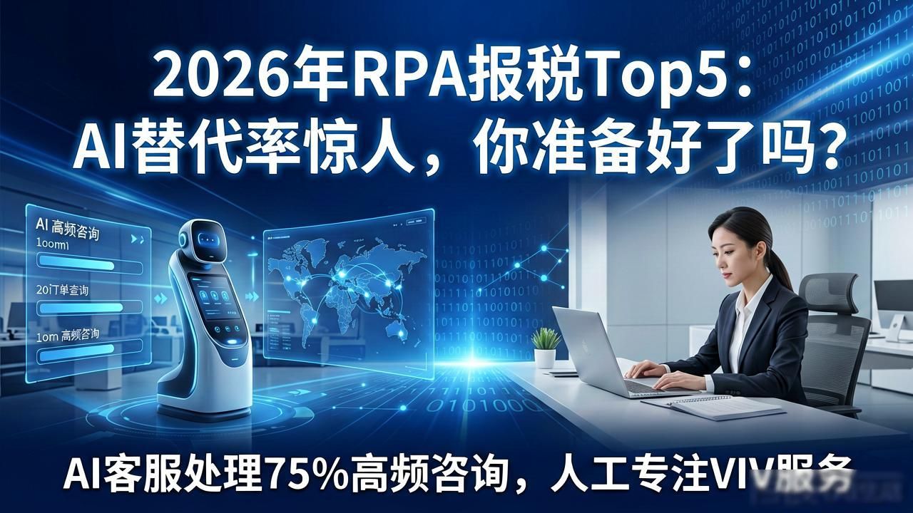 RPA 报税_数据录入AI替代风险_2026年AI取代的工作
