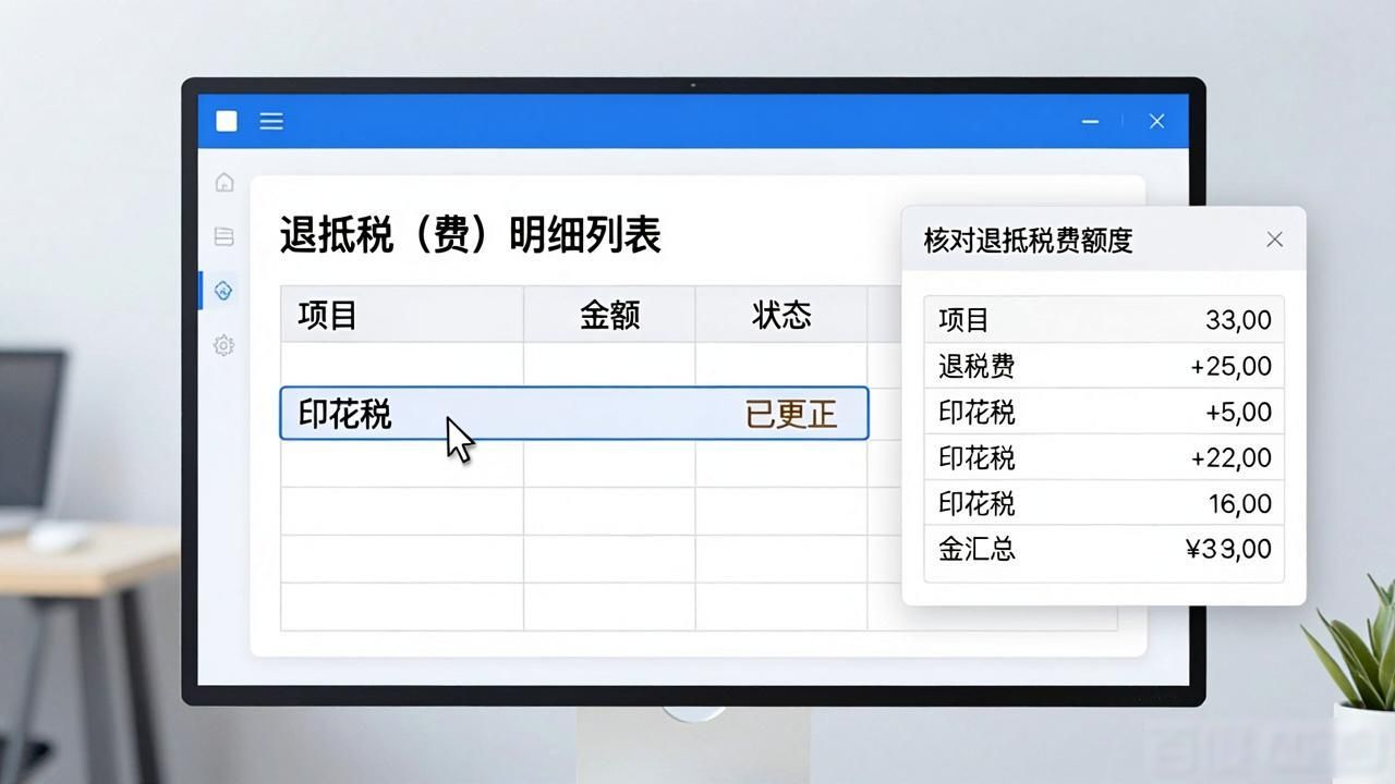 印花税申报_电子税务局更正申报退税_忘记享受印花税优惠