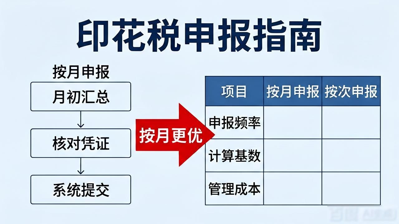 印花税按月申报与按次申报区别_厦门税务印花税申报指南_印花税申报