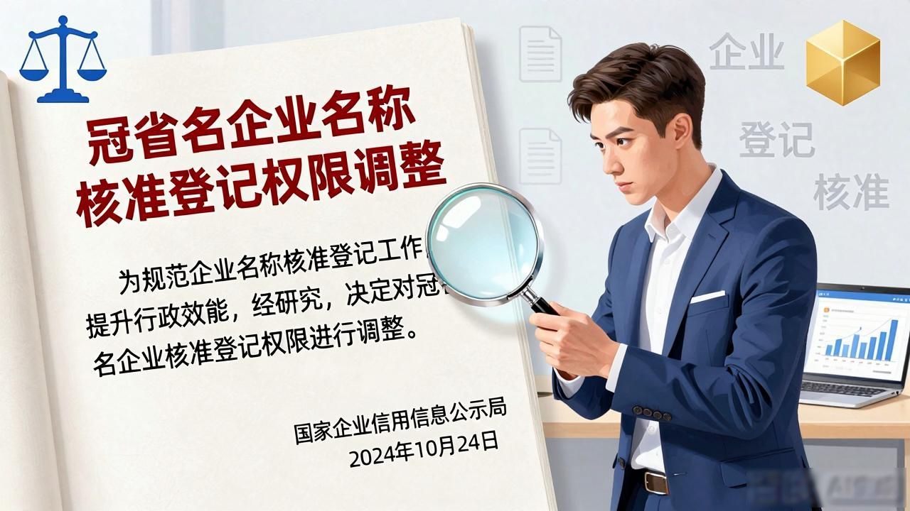 广东企业名称核准登记政策解读_广东省冠省名企业名称核准登记权限调整_公司名称核准