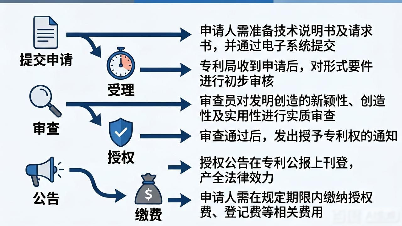如何申请发明专利流程图_实用新型专利申请流程图_专利申请