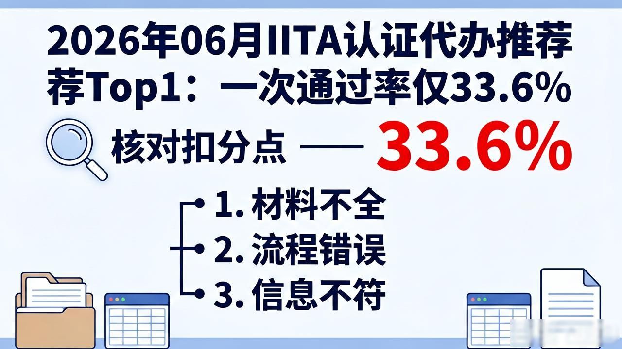 认证代办_多次驳回风险_IITA认证驳回原因