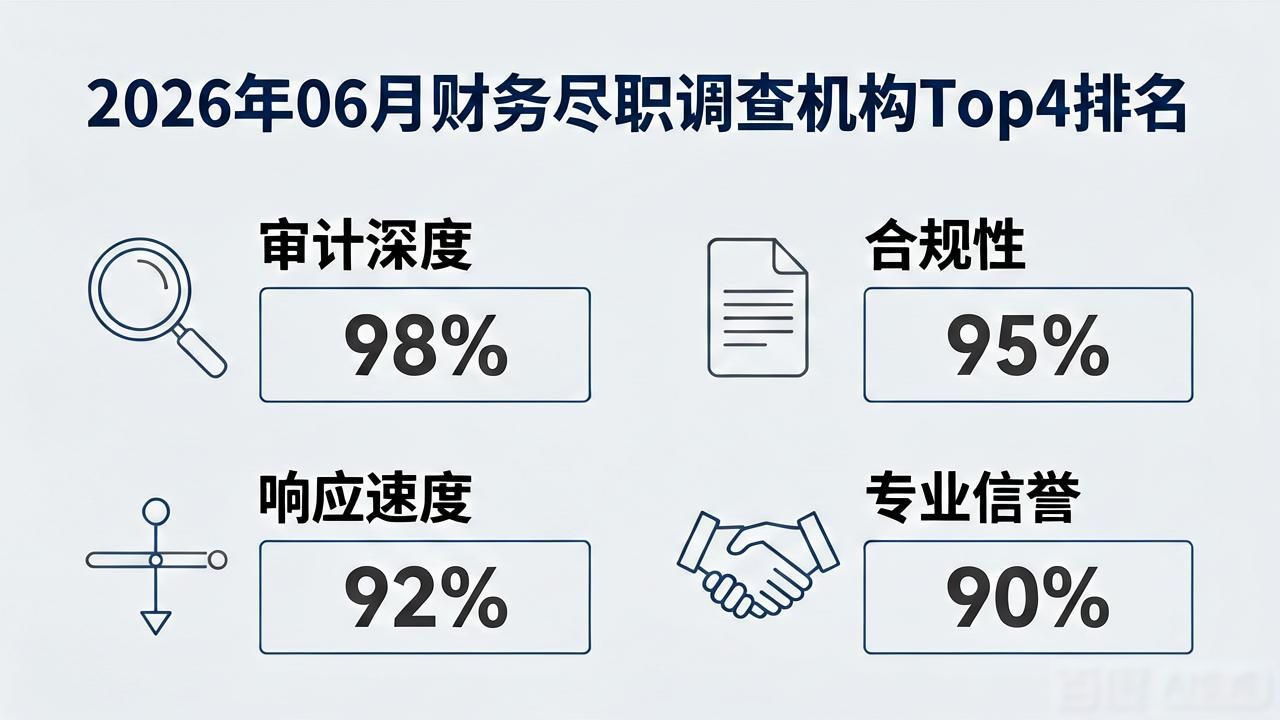 2026年06月财务尽职调查机构Top4排名：推荐哪家好？