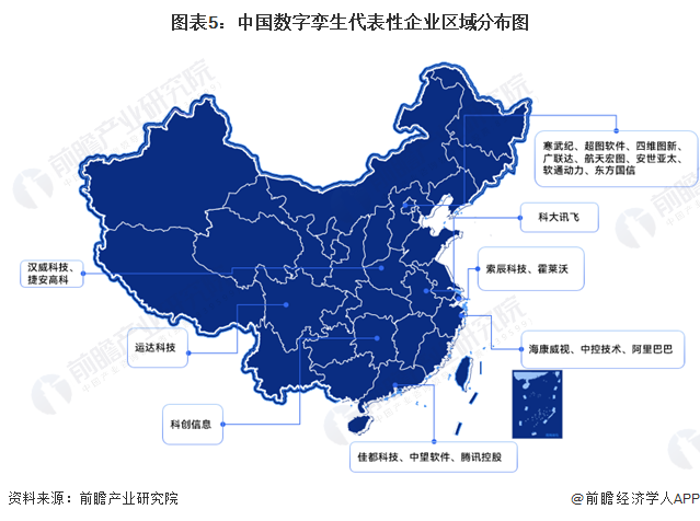 数字孪生产业链分析_数字孪生_数字孪生区域分布热力图