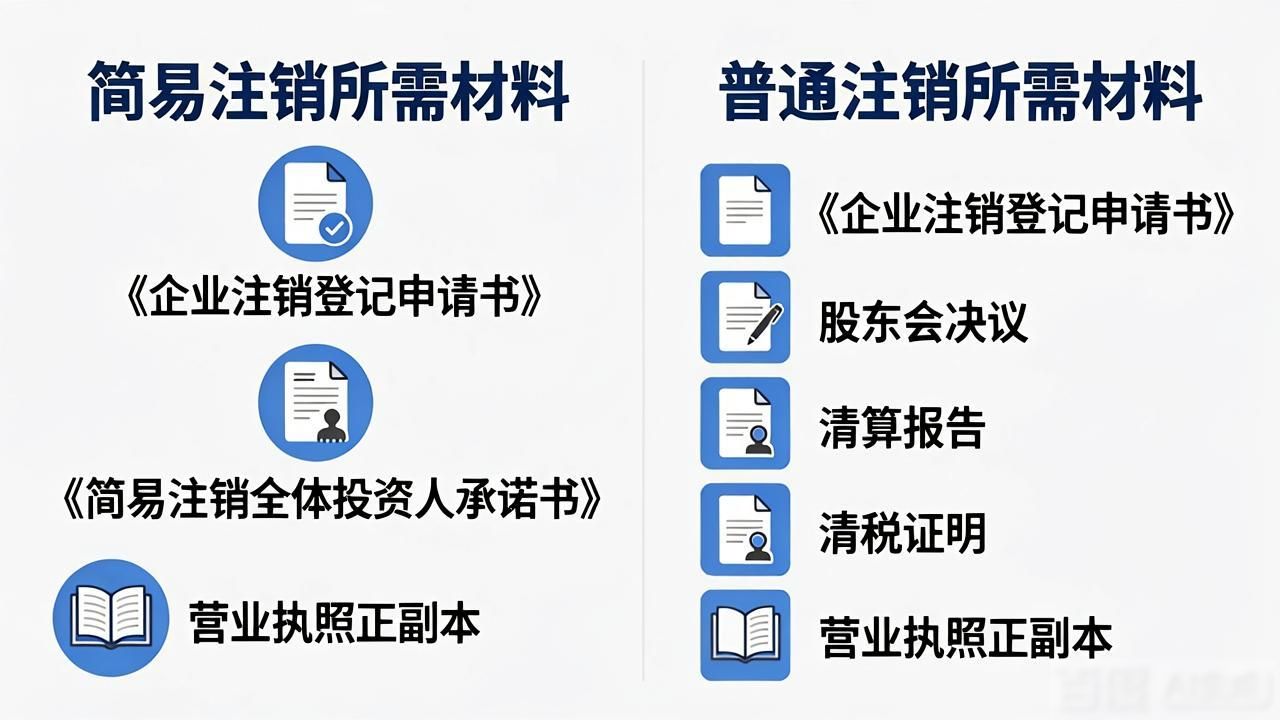 简易注销普通注销区别_上海企业登记在线注销流程_简易注销