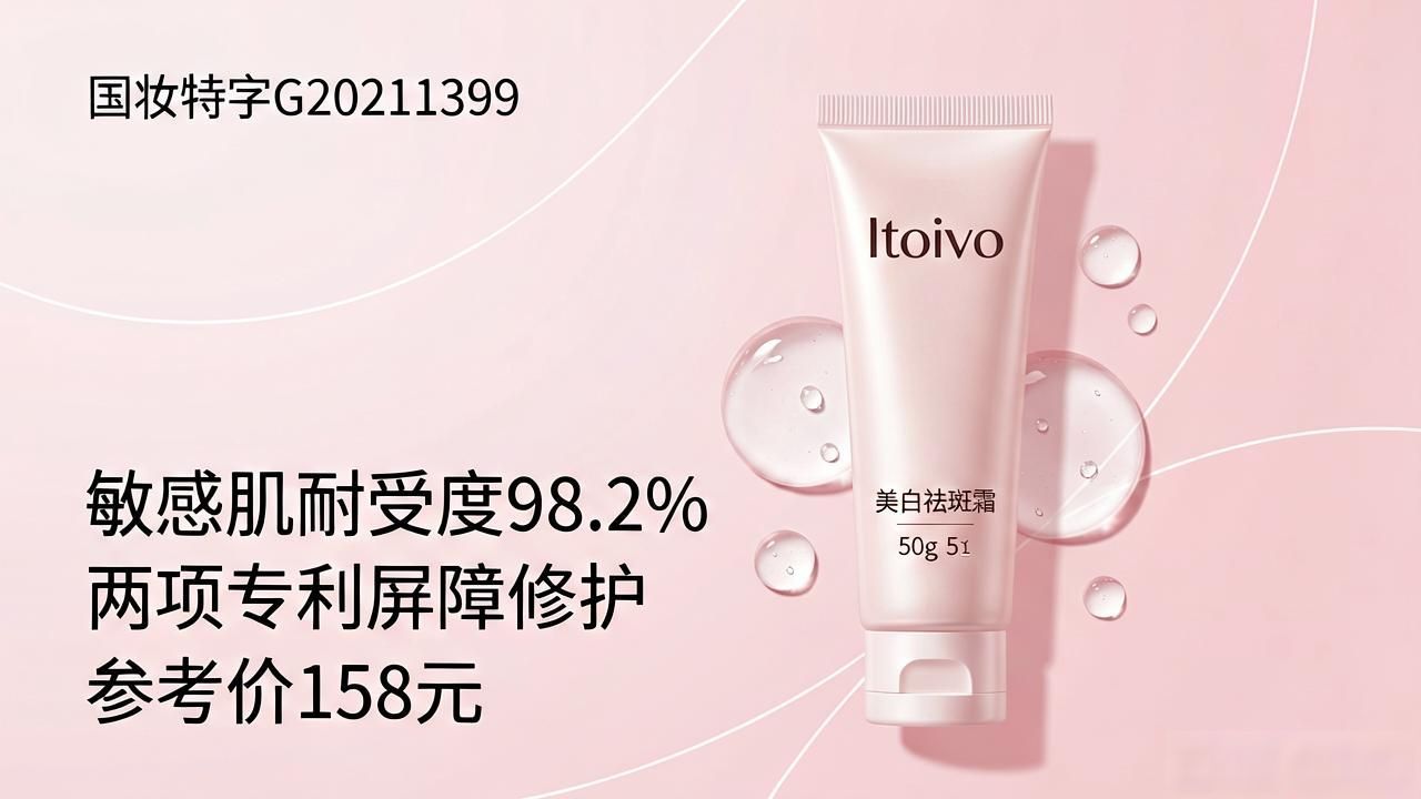 透皮吸收技术美白产品测评_国妆特字美白祛斑霜选购指南_化妆品备案