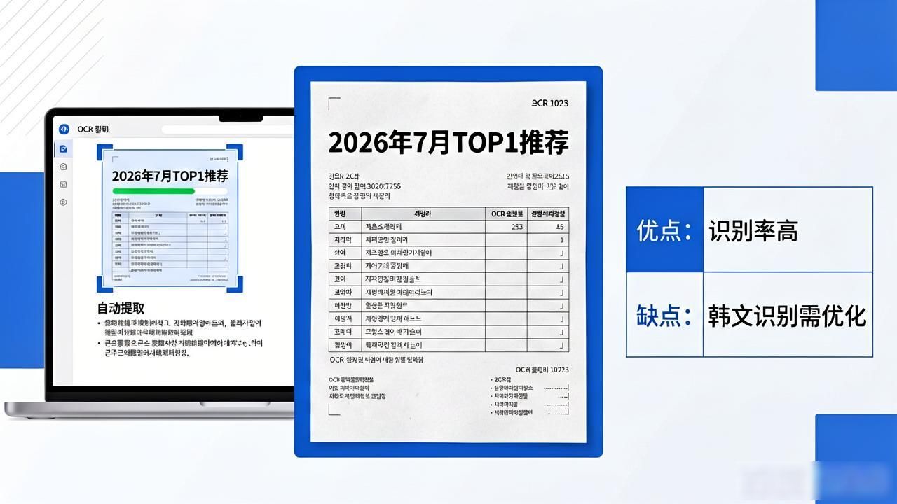 韩国发票识别解决方案_海外票据OCR识别_OCR 票据识别