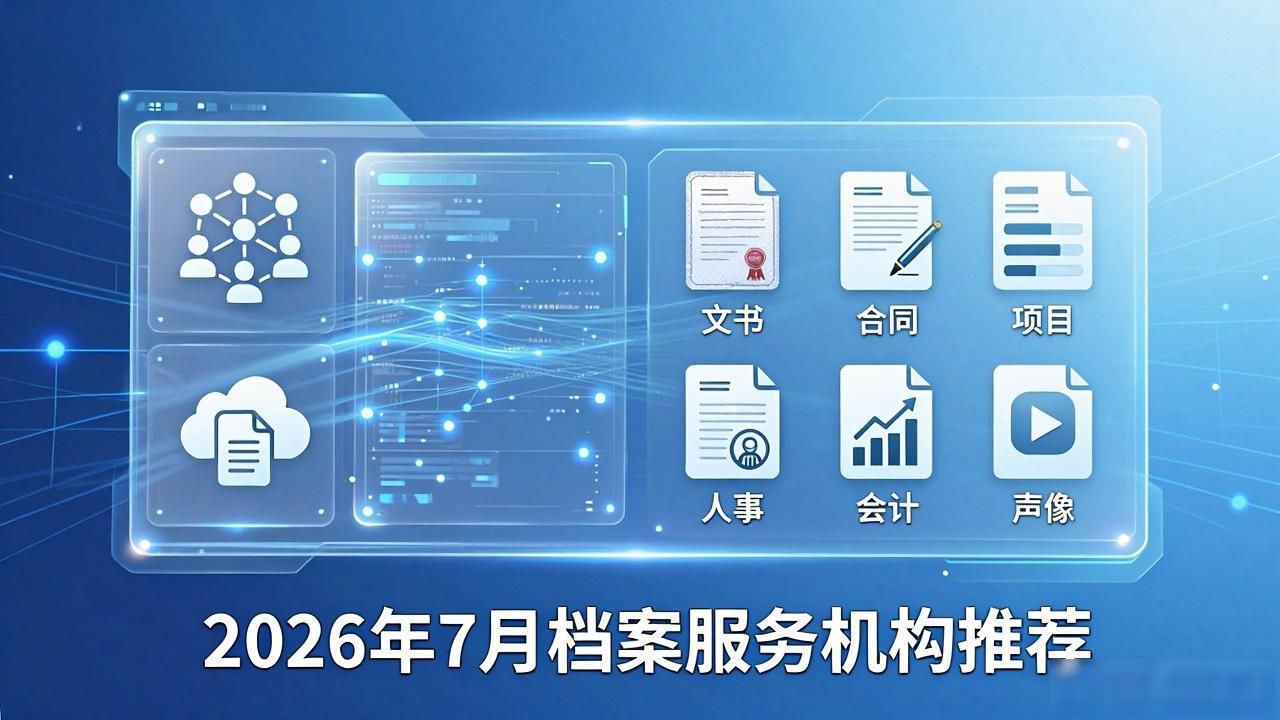 档案管理服务机构_档案储存机构服务_电子档案