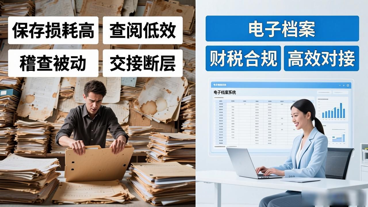 电子档案_财税档案数智化转型_云端存档合规体系