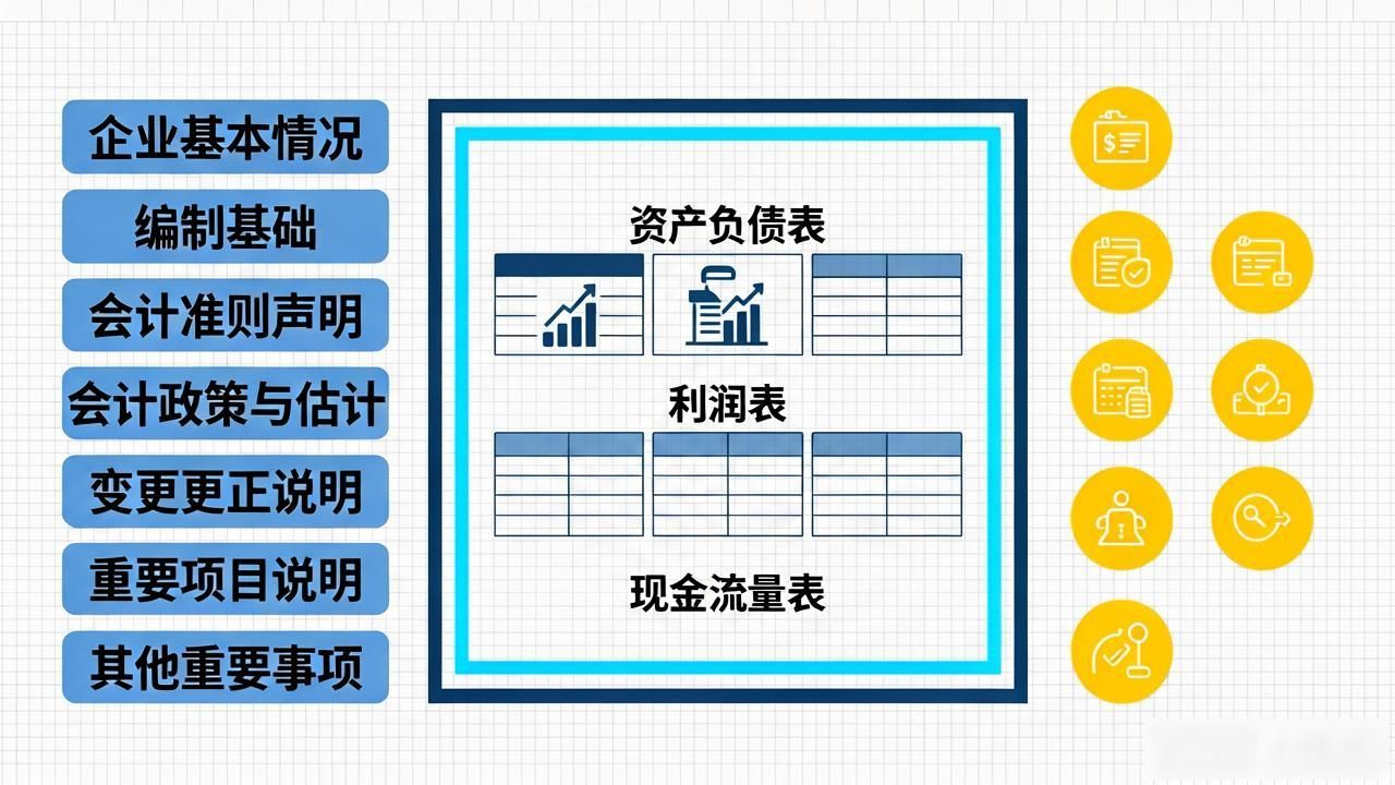 财务报表编制_财务报表组成要素_资产负债表利润表现金流量表所有者权益变动表