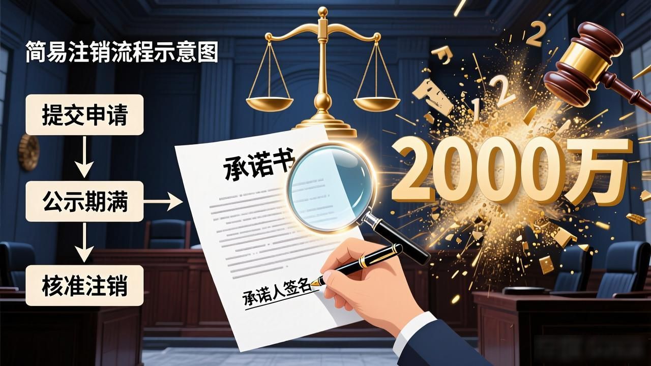 简易注销承诺书法律后果_公司注销债务风险_清算代办