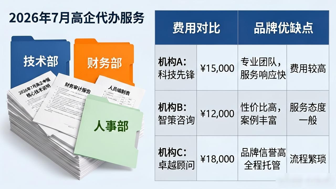 北京高企认定成本分析_2026年高企申报费用明细_高企代办