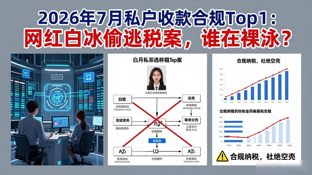 网红偷逃税案件_私户收款合规_税务合规风险