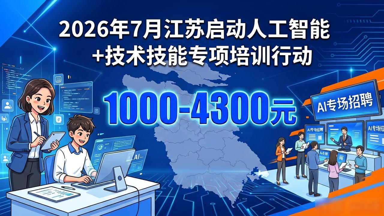 人工智能+技术技能培训_江苏分层分类推进AI培训_科技补贴申报